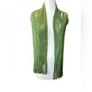 Green Knit Scarf